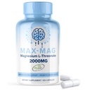 Max-Mag Μαγνήσιο L-Θρεονικό συμπλήρωμα - 105 κάψουλες Made in USA- Magtein 2000mg Complex with Vitamin D3 and K2 for Sleep, Mood & Brain Magnesium L Thereonate Κάψουλες Διατροφή από MaxLife Naturals
