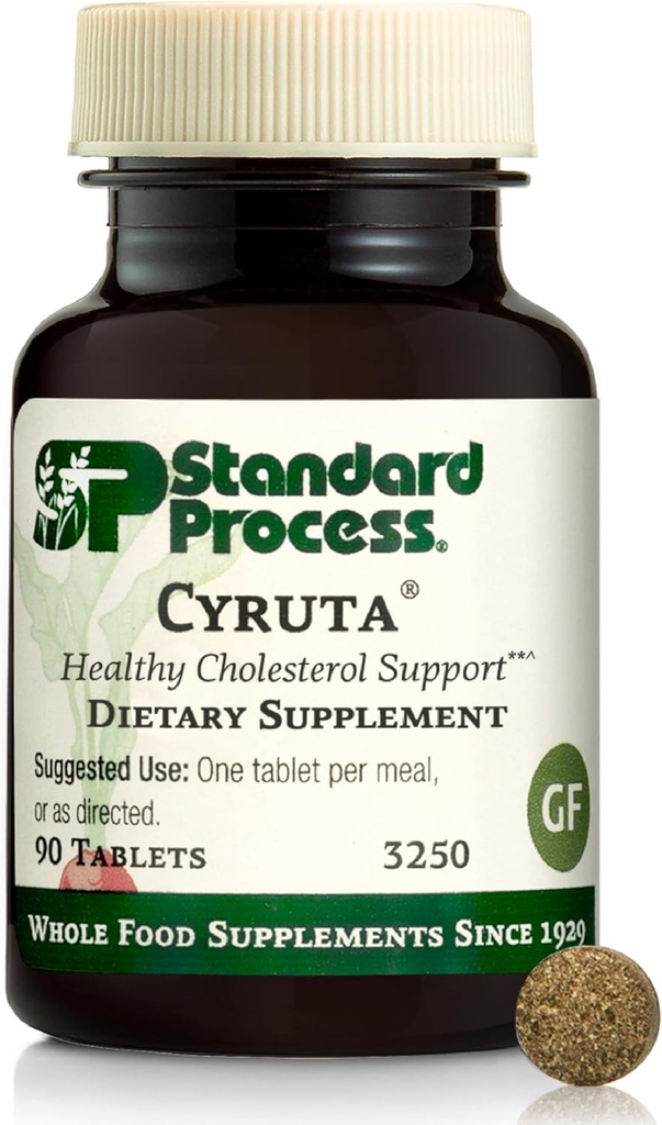 Standart Süreç Cyruta - Sağlıklı Metabolik Süreç ve Circulation Support Supplement - Organik Buckwair Flour & Bovine Adrenal Cytosol Tür - 90 Tabletler