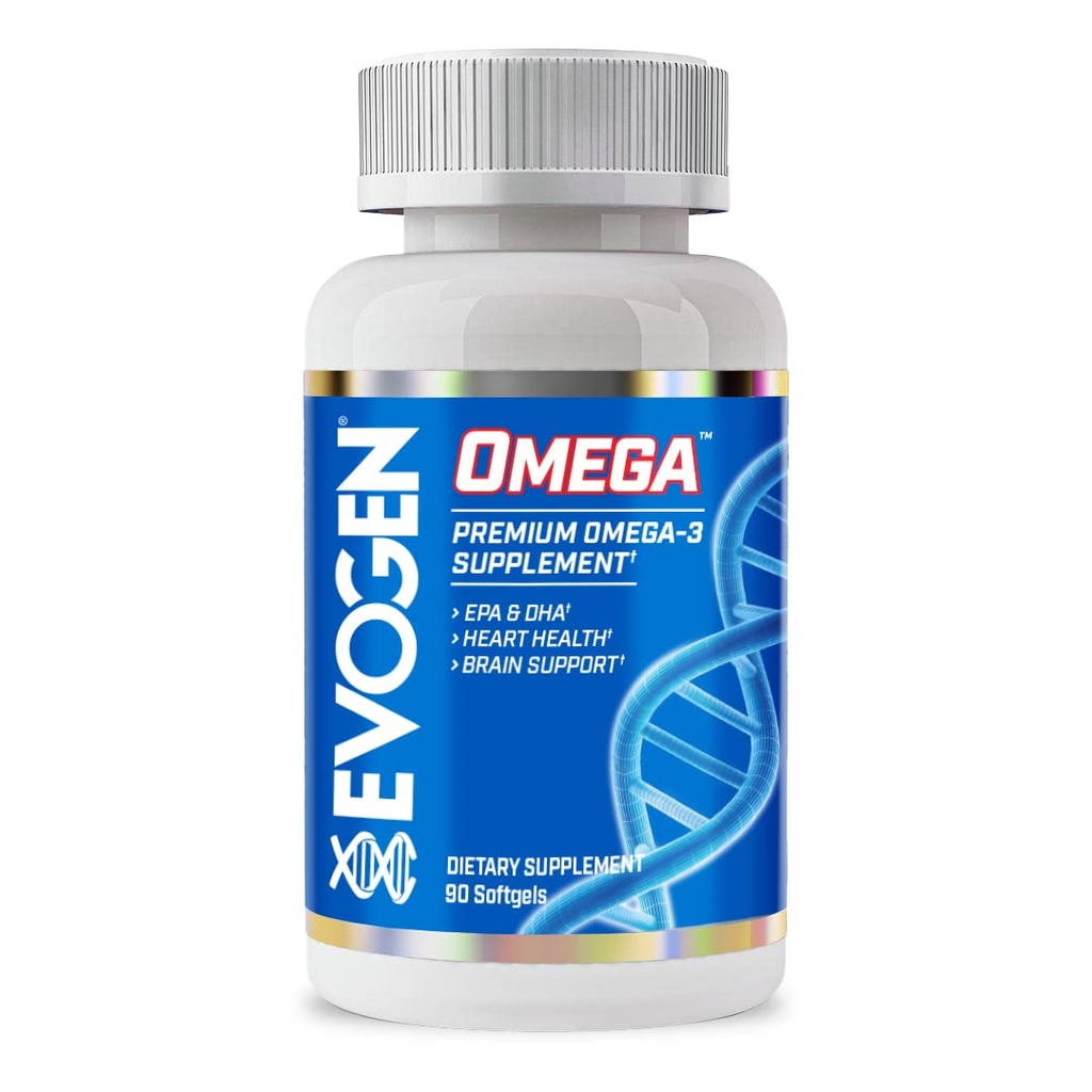 Evogen Omega Fish Oil | Premium Omega-3 Supplement | Genel Wellness | EPA & DHA | 90 Softgels
