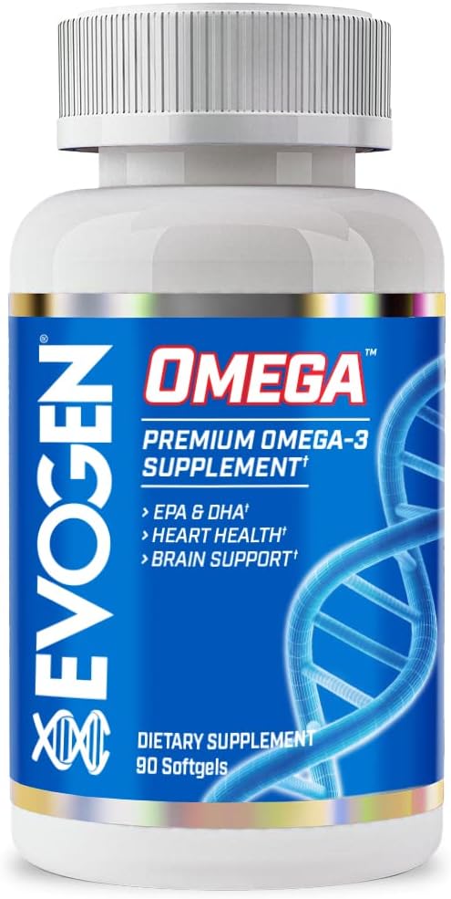 Evogen Omega Fish Oil | Premium Omega-3 Supplement | Genel Wellness | EPA & DHA | 90 Softgels