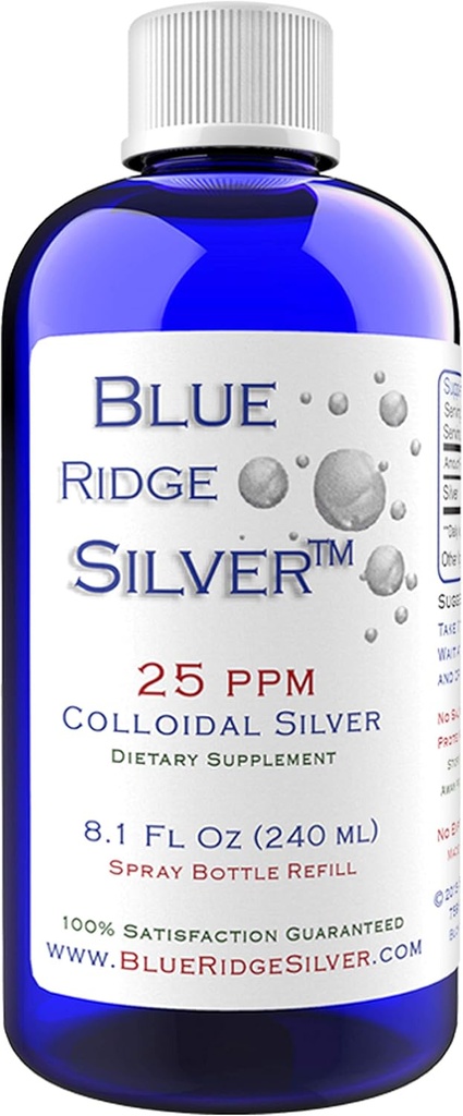 25 ppm 8 oz κολλοειδές ασήμι φυσικό ανοσοποιητικό συμπλήρωμα υποστήριξης της υγείας