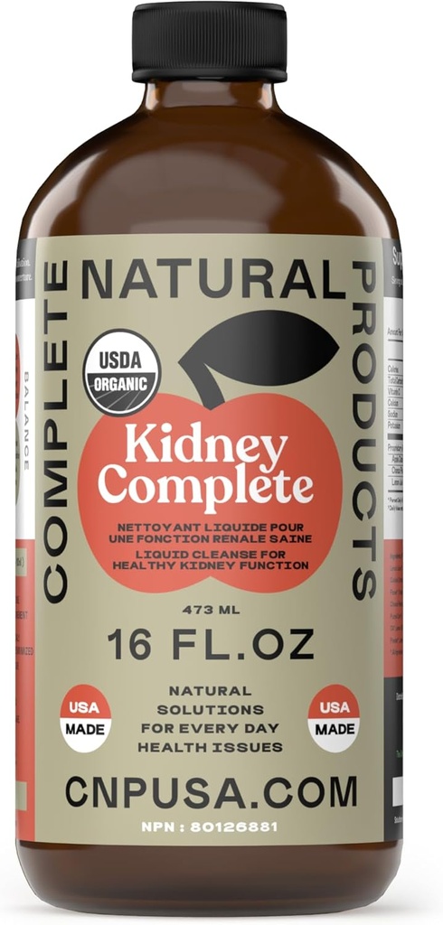 Tamam Doğal Ürünler Kidney Tamam - 16oz Glass Şişe, Kidney Cleanse