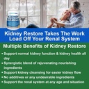 Kidney Cleanse Detox & Repair - Formulated by Kidney Health Expert Living w/Transplant - US Made Kidneys Support Supplement, Detox & Flush - Νεφρικές Βιταμίνες 120 Κάψουλες