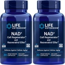 Hayat NAD+ Hücre Regenerator ve Resveratrol Elite, NIAGEN nicotinamid riboside, Trans-resveratrol, quercetin, Fisetin, Longevity, Energy, and oxidative Stress, 30 Vegetarian Capsule