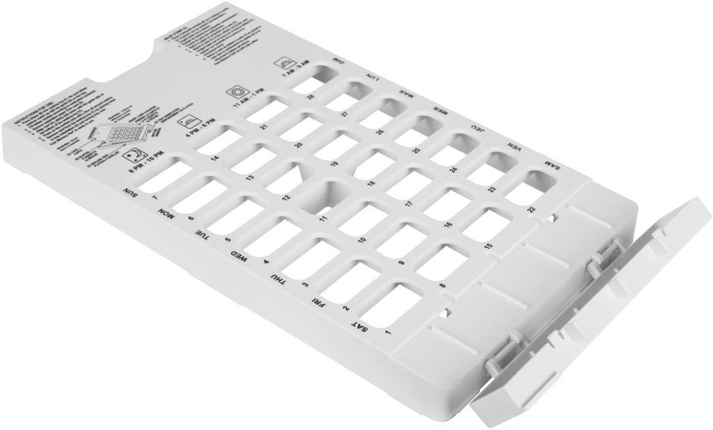 Ezy Dose 28-Day Tray Weekly for Pill, Medicine, Vitamin, Use with Unit Dose Cold Seal System Planlayıcı, 2XL