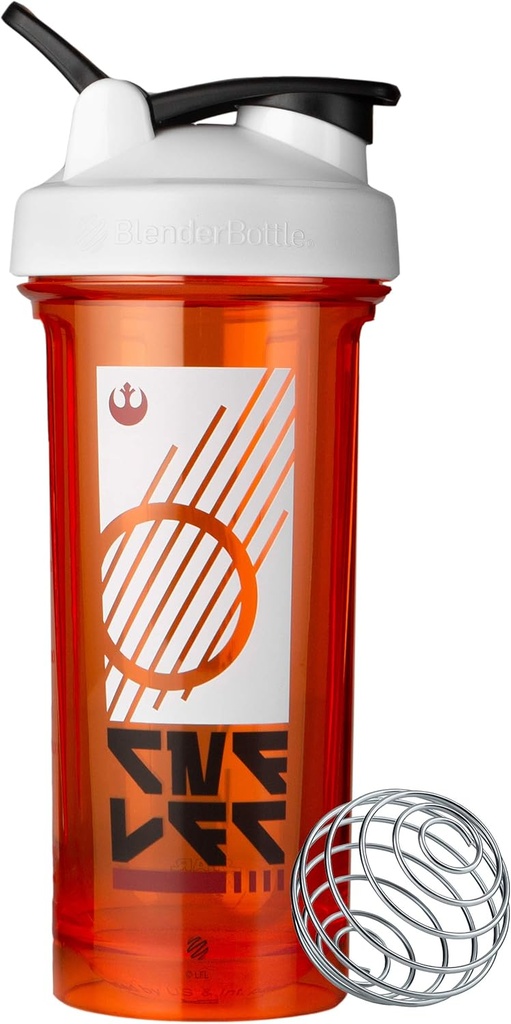 BlenderBottle Star Wars Shaker Μπουκάλι Pro Series Ιδανικό για πρωτεϊνικές ανακινήσεις και προ προπόνηση, 28-Ounce, Rebel Σήμα