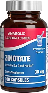 Chelated Zinc Picolinate 30mg - Clinically Formulated High Potency Zinc Supplement for Women & Men for Healthy Skin Bone & Immune System Support - Vegan Non-GMO & Easy to Swallow - 100 Servings