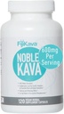 FijiKava Noble Kava Capsules, 600 mg Kavalactones Per Service, Natural Relaxation & Sleep Support Supplement, Vegan & Non-GMO, 120-Count, Premium Piper Methysticum Extract for Calm & Stress Relief