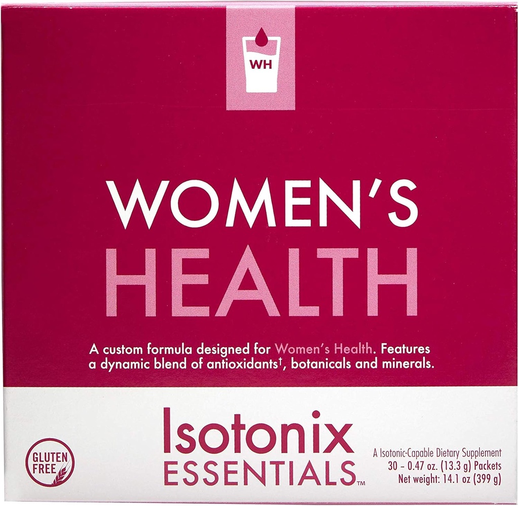 Isotonix Essentials Women's Health - Multivitamin with Collagen, Vitamin C, Probiyotiks, Hair, Skin ve Nails Support, Boosts Immune Health & Vitality, 30 Packets