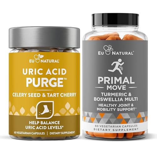 Uric Acid Purge ve Primal Move Sche - Active Mobility, Flexbility & Comfort için Gelişmiş Tüm-Body Ortak Sağlık Desteği