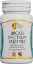 Cocó Mart N.M.D Broad Spectrum Enzymes- 18 Enzymes for Gluten-Lactose-Digestive Support -Adult & Children Acid and Bile Influence - Dairy Free, Vegan, 460 mg Proprietary