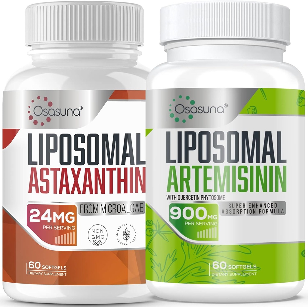 Liposomal Astaxanthin 24MG ile Artemisinin 600 mg