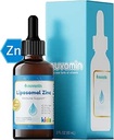 Nuvamin – Liquid Liposomal Zinc Drops for Toddlers, Kids, & Adults, 2Fl.Oz (60ml), 240 Καθημερινή εξυπηρέτηση. Μεγάλη Γεύση - Όλα Φυσικά - Vegan - Superior Απορρόφηση, Κρέμα Λεμόνι Γεύση