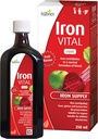 Hübner Iron Vital Liquid Iron Supply Plus Vitamin C, Diyetsel Supplement for Yetişkinler and Kids, Vegan and Gluten-Free, Fruit Flavor, 250 ml Şişe, 25 Hizmetler
