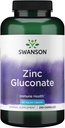 Swanson çinko Gluconate - Mineral Supplement Prostate Health, Vision Health, & Immune Support - Optimal Aborpsiyon için Gluconate Form - (250 Capsules, 50 mg Her)