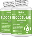Blood Sugar - Advanced Formula with Bitter Melon, Ashwagandha, Cinnamon, Chromium, Magnesium, Vitamins, Alpha Lipoic Acid, Cayenne Pepper & More | Pack 2