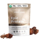 Sproout Living, Epic Protein, Φυτικές Πρωτεΐνη & Superfoods Σκόνη, Πλήρης Καφές 