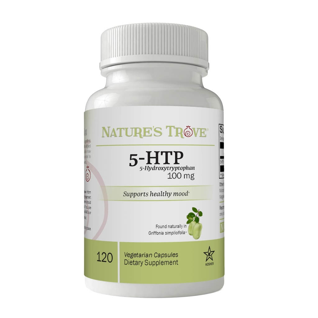 Trove της φύσης 5- HTP 100mg 120 κάψουλες χορτοφάγων