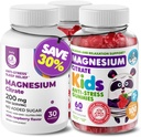 DR. MORITZ Magnezyum Sche - Yetişkinler için Gummies (200 mg, 30 Count) ve Magnezyum Gummies (60 Kont, 2 Pack) - Sugar-Free