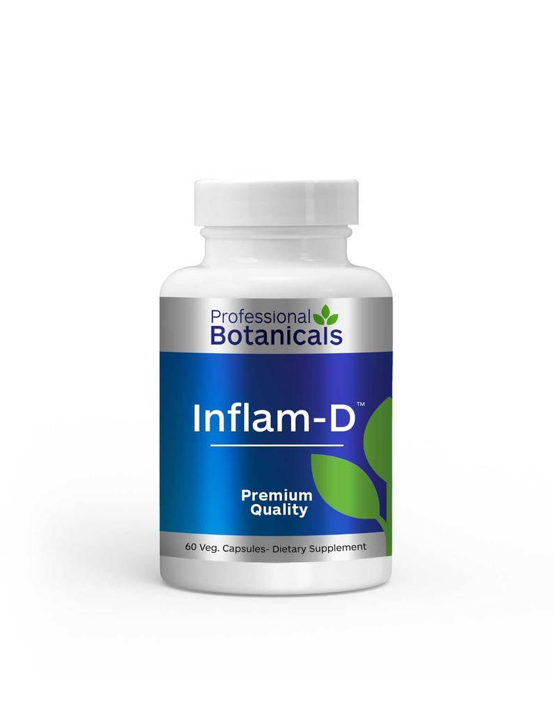 Profesyonel Botanikler INFLAM-D Advance Joint & Muscle Health Supplement, Non-GMO, Vegan – 60 Capsules