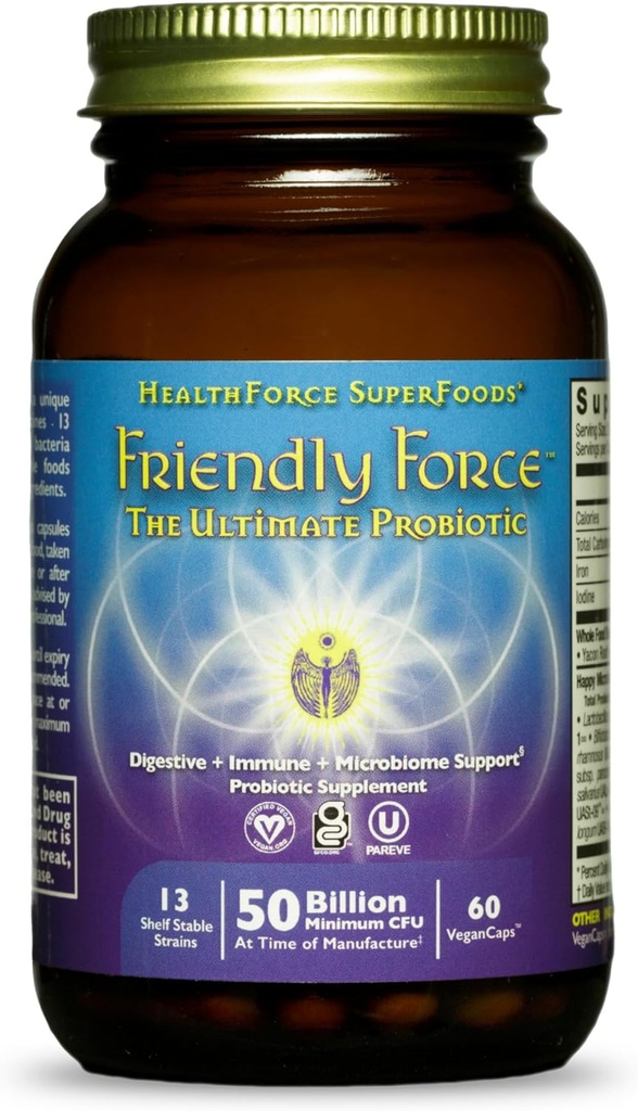 SAFORCE SFOODS Friendly Force - Capsules - 60 Vegan Capsules