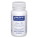 Pure Encapsulations çinko 15 mg - Immune System Support, growth & Development - Yara şifası için - 30 Capsules
