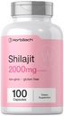 Kadınlar için Horbaach Shilajit | 100 Capsules | 2000 mg | GMO, Gluten Free Supplement Supplement Supplement