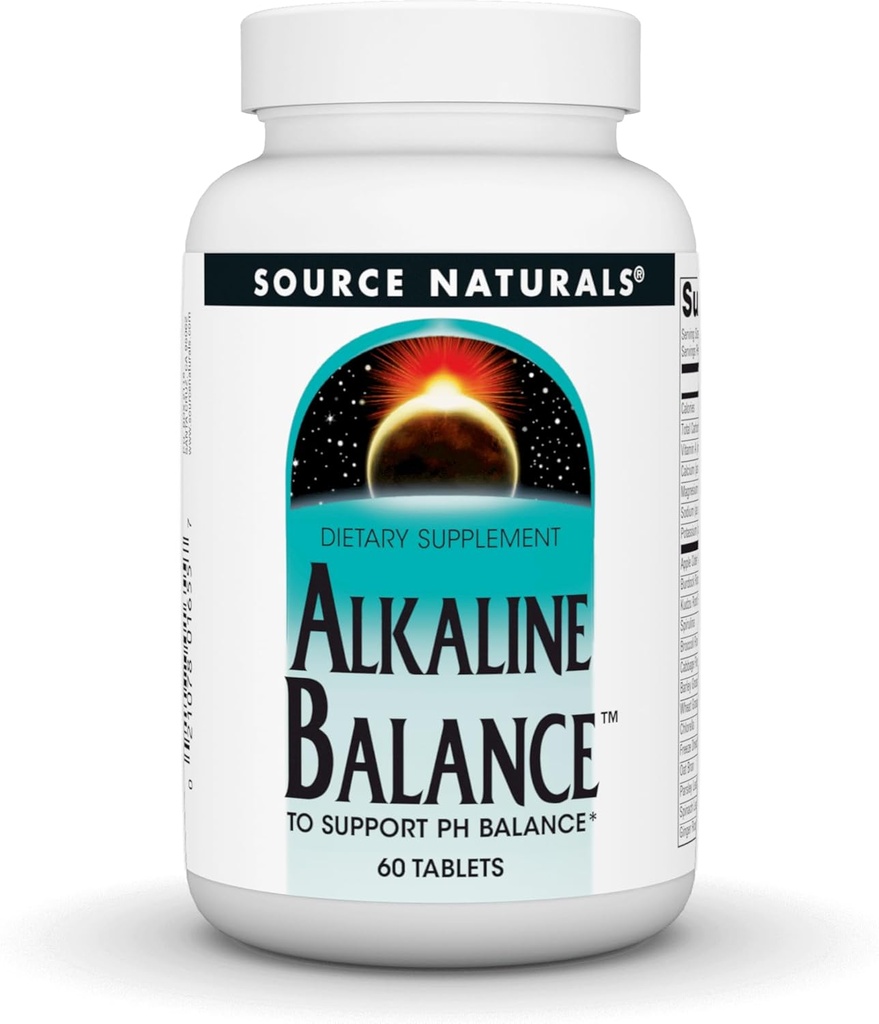 Source Naturalsacene Balance, PH Balance'i Desteklemek *, 60 Tablet