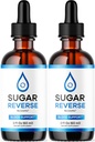 (2 Pack) Şeker Ters - Sugar Ters Drops, Sugar Ters Drops Yorumlar, Sugarverse Drops Resmi Sıvı Supplement Desteği, SugarReverse Drop, 2 Şişe için 2 Ay