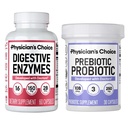 Physician's CHOICE Prebiotic-Probiotic + Digestive Multi-enzymes 60CT - Digestive Health Bundle