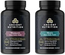 Eski Beslenme Mutlivitamin Erkeklerin Bir Kez Kapsülleri, 30 Kont + Multivitamin Kadınları Bir Kez Günlük Kapsüller, 30 Kont