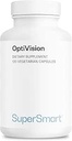 Supersmart - OptiVision (Advanced Formula) - Bilberry Extract, Black Currant, Lutein, Zeaxanthin, Astaxanthin - Eyes Supplement | Non-GMO & Gluten Free - 120 Vegetarian Capsules