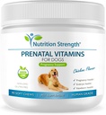 Köpekler için Prenatal Vitaminler Sağlıklı Puppis, Süt Üretimini, Folic Asit, Demir, çinko, Iodine, B Vitaminleri Hamile Köpekler için, 90 Yumuşak Chewss
