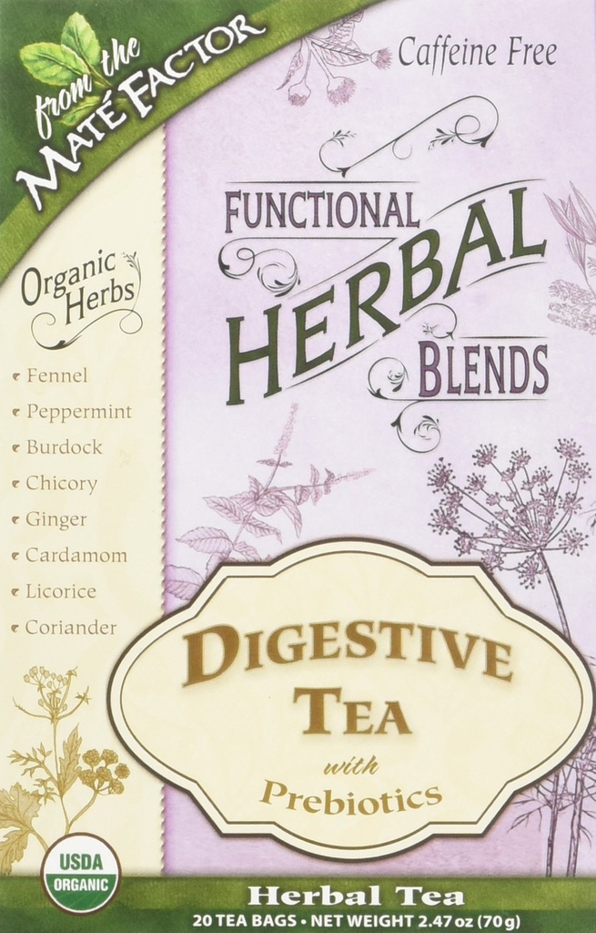 Mate Factor Fonksiyonel Herbal Mixs – Digestive Tea with Prebiyotiks 20 Bag(S)