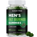 Erkeklerin Fat Burner Gummies for Kilo Kaybı | Green Tea, Green Coffee Bean, Garcinia Cambogia & Ketones | Belly Fat Burner for Men Kilo Kaybı için | Apple Flavored, Pectin-Based | 60 Gummies