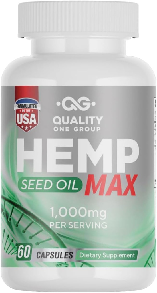 Omp Seed Oil Capsules 1000mg with Triple Omega 3 6 9 | Organik Supplement with Essential Fatty Acids for Joint Support Relaxing Mood and Skin Health - 60 Liquid Vegan Capsules, Non-GMO, Made in USA.