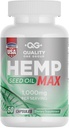 Καψάκια λαδιού κάνναβης 1000mg με Triple Omega 3 6 9 
