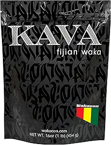 Kava Waka Toz – Gerçek, Noble Kava Root Toz Fiji'den – Premium, Sorumlu Kaynaklandı, 16 Oz Oz