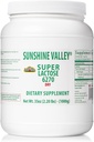 Sunshine Valley® Super Lactose Kuru Toz (FREE FLOW POUR) - Doğal Sweetener & Baking Advancedr, Pişirme ve Gıda Mixtures için Tozlu Şeker, Yiyecek Stabilizer & Filler - 35 Oz