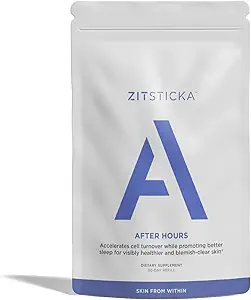 ZitSticka Vitamini Cystic Acne w / 30 Kadınlar ve Erkekler için Doğal Caps, Hormonal Destek için Tamamlar, Skin Clarity, Dark Spots - Dermatolog Tested (With Hours Refill Pack)