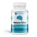 Neuro One Brain Support Supplement for Memory - Συμπληρώματα Γνωστικής Υποστήριξης - Boost Focus, Mood, Καθαρότητα, Συγκέντρωση & Ψυχική Ταχύτητα - Συμπλήρωμα εγκεφάλου για Ενήλικες - 60 Κάψουλες