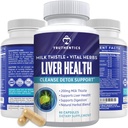 TRUTHENTICS Liver Health Supplement - Süt Butle Liver Health Formula Artichoke Extract, Dandelion, Turmeric ve More - Natural Detox Support for Men & Women - 60 Capsules