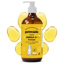 Omega 3 Dog Skin ve Coat için Balık Yağı - Wild Alaskan Pollock Oil for Itchy Skin- Omega 3 Fatty Acids for Köpekler - Sıvı EPA & DHA Supplements - çinko, C, B2, B7 & E - 16 Fl Oz
