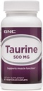 GNC Taurine 500mg, 50 Caplets, Supports Muscle Function
