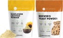 Kate Naturals Sunflower Lecithin Toz (4oz) & Brewer's Yeast (12oz)