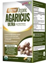 LABO Nutrition Bioactive Organic Agaricus Ultra - 7 Mushroom Extract Supplement Agaricus jayi Murill Cordyceps, Maitake, Turkey Tail, Lingzhi, Shiitake for Advanced Immune Support, USDA Organic