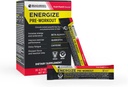 BODi Energize Pre Workout Toz - Beta-Alanine, Quercetin & Low-Dose Caffeine Formula Gelişen Enerji ve Odak, Enerji ve Endurance Supplement, Meyve, 20 Stick