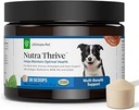 Ultimate Pet Beslenme Nutra Thrive Canine, 40-in-1 Beslenme Toz Tamamı Digestion ve Immune Support, Vitaminler, Mineraller, Probiyotikler, Enzymes, 30 Scoops