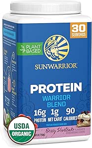 Sunwarrior Vegan οργανική σκόνη πρωτεΐνης φυτού με βάση την 