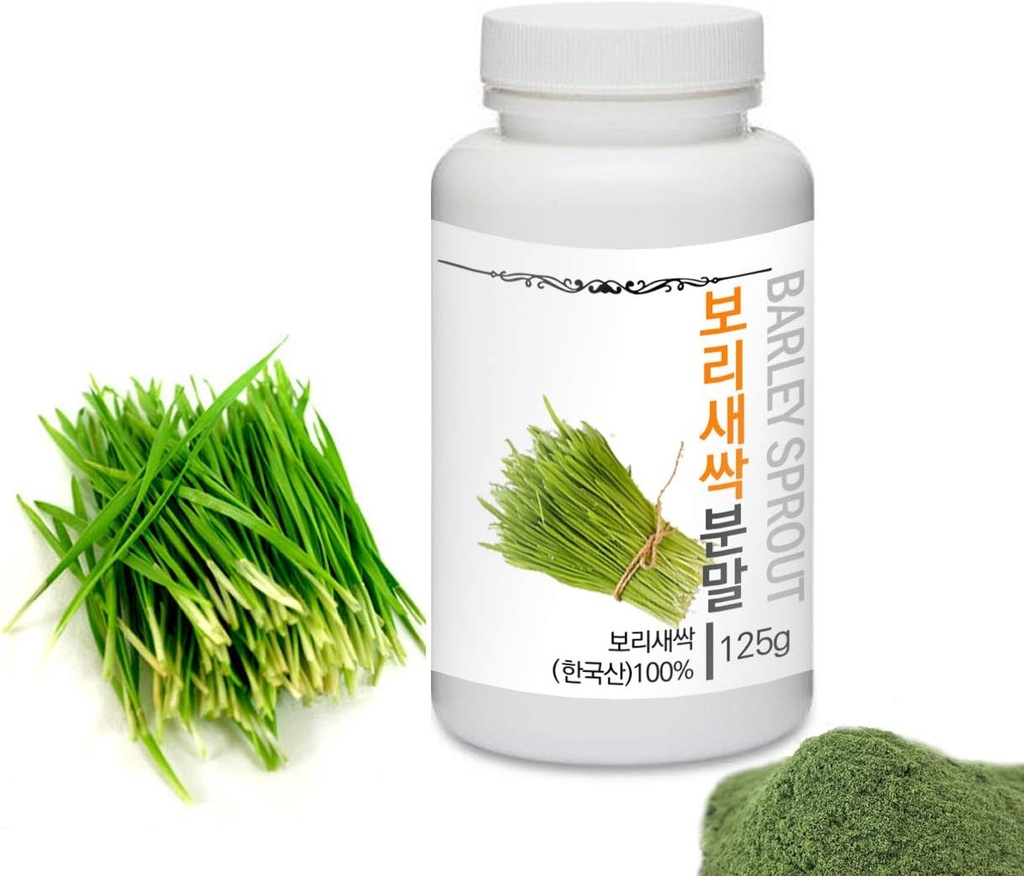 [Medicinal Herbal Tozu] Prince Natural Barley Sprout Toz/, ,, 4.4oz / 125g (Barley Sprout/보리새싹)